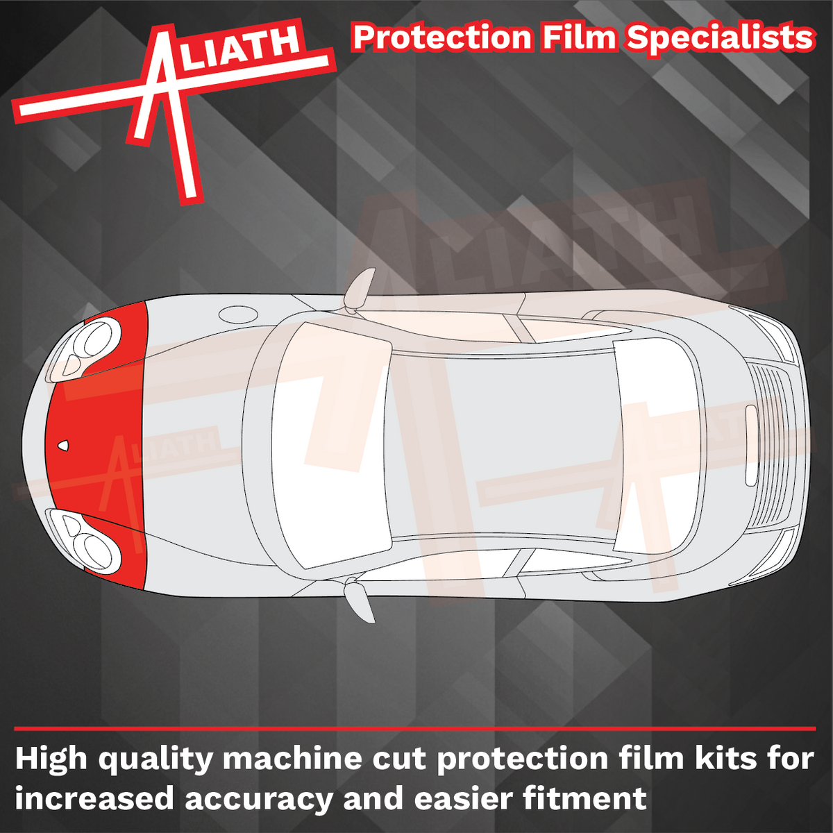 Porsche 911 (996) 1998-2001, Bonnet & Wings CLEAR Paint Protection