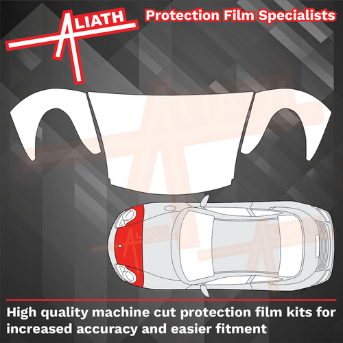 Porsche 911 (996) 1998-2001, Bonnet & Wings CLEAR Paint Protection