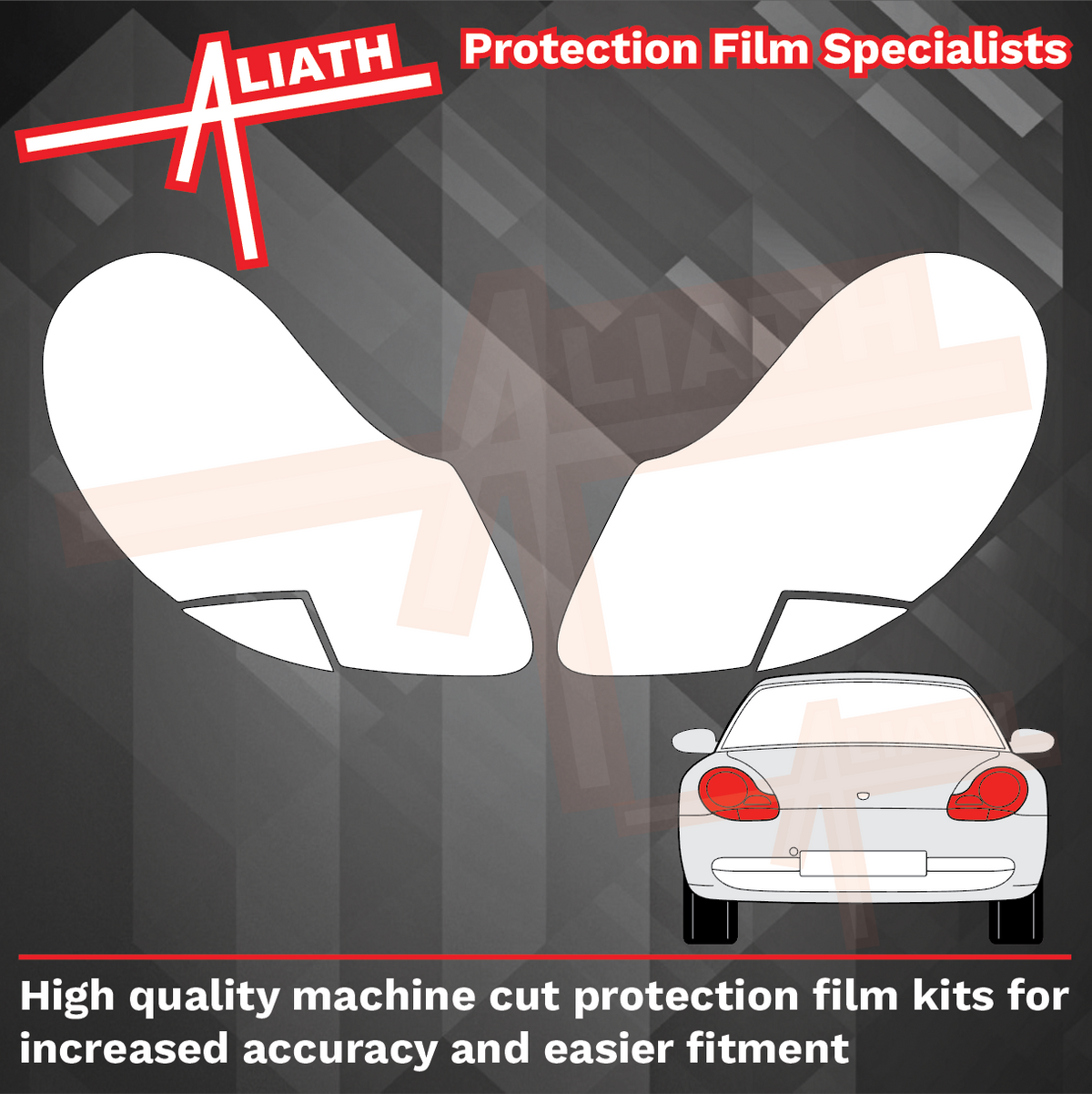 Porsche 911 (996) 1998-2001, Headlights CLEAR Stone Protection