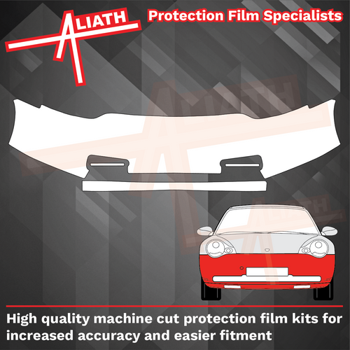 Porsche 911 (996) 2002-2005, Front Bumper CLEAR Paint Protection