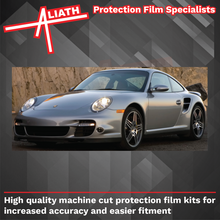 Porsche 911 Turbo (997) 2006-2012, Rear QTR / Wing BLACK TEXTURED Paint Protection