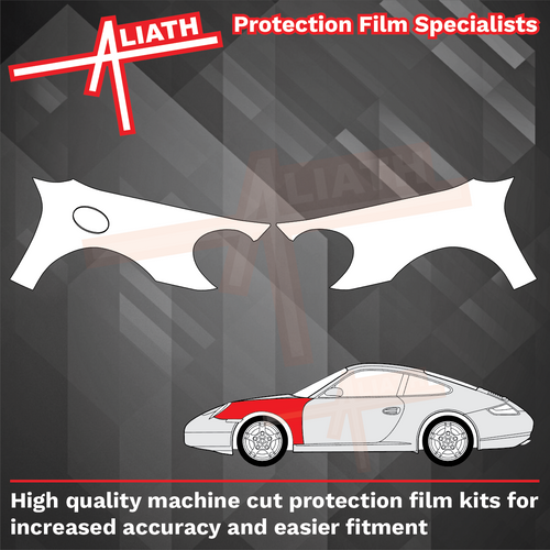 Porsche 911 (997) 2005-2012, Front Wings CLEAR Paint Protection
