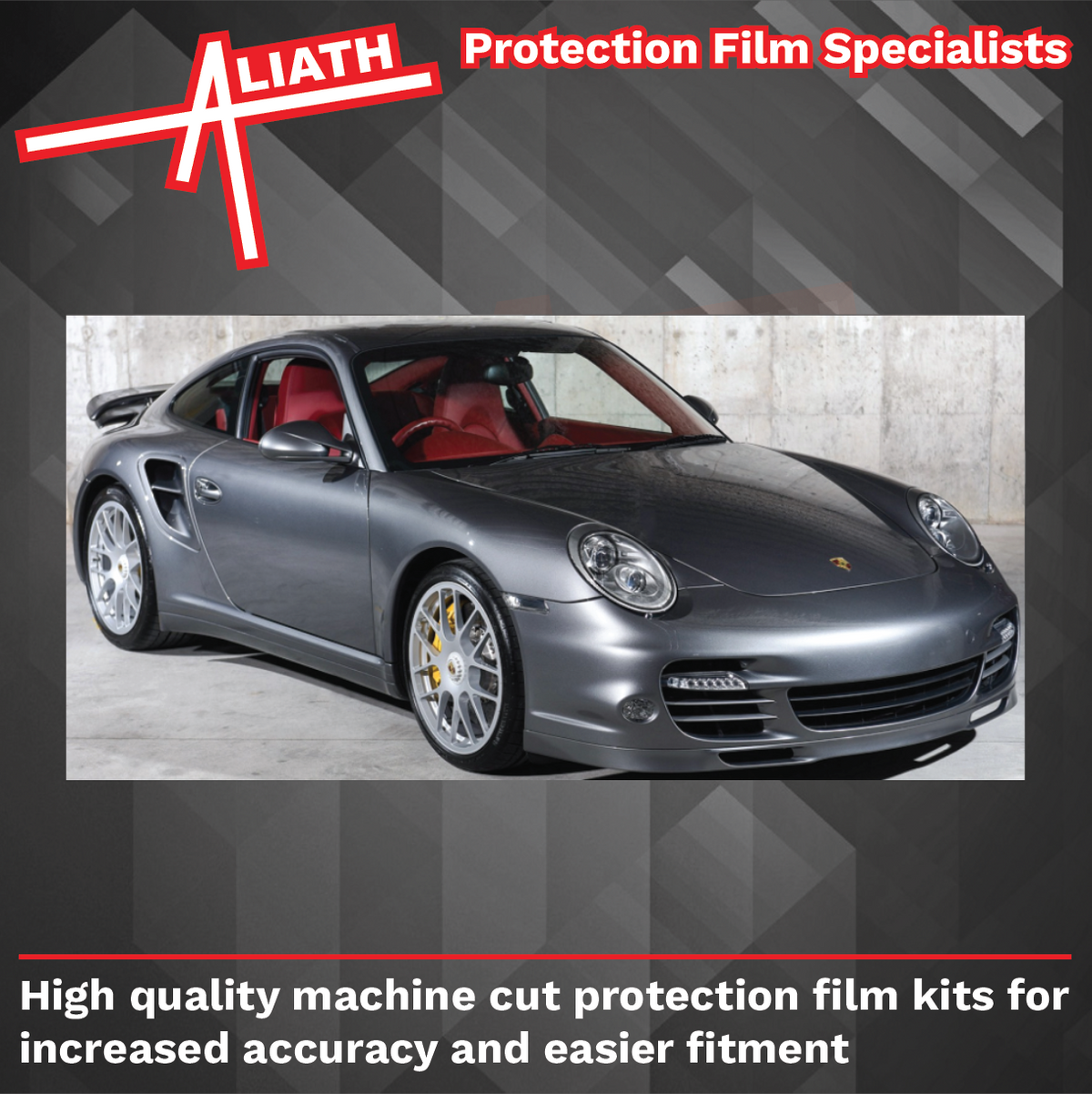 Porsche 911 Turbo (997) 2009-2012, Front Bumper CLEAR Paint Protection