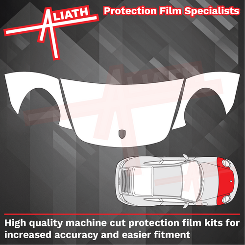 Porsche 911 (997) 2004-2012, Bonnet & Wings Front CLEAR Paint Protection