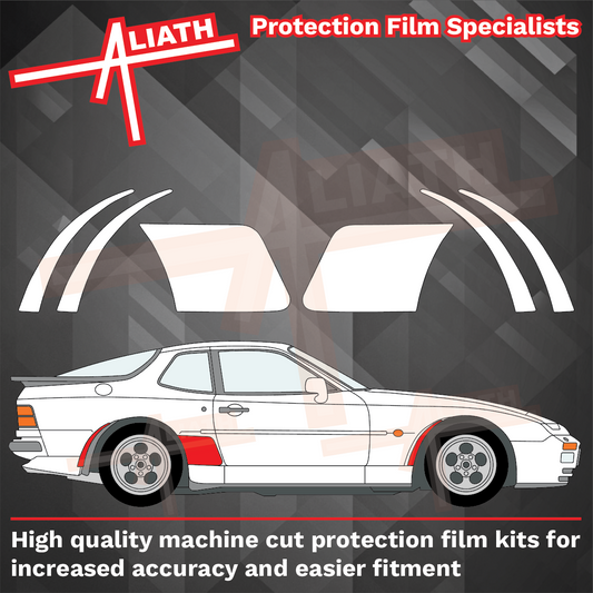 Porsche 944 (1982-1991), Rear QTR, Rear Arch & Front Arch CLEAR Paint Protection