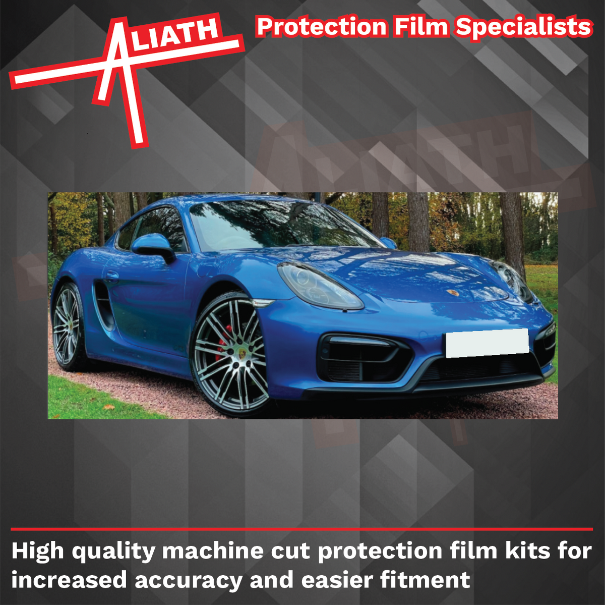 Porsche Cayman 981 (2012-2016), A-Pillars CLEAR Paint Protection