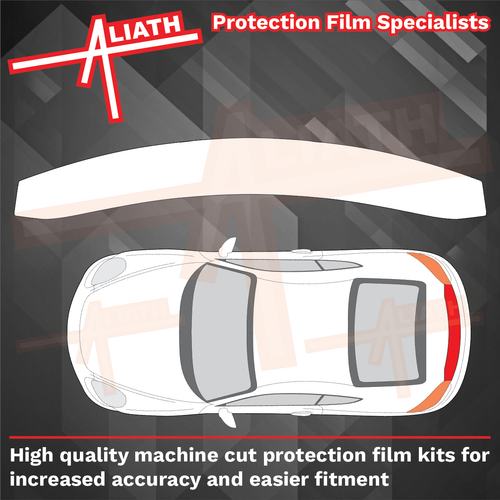 Porsche Boxster / Cayman 981 (2012-2016) Rear Boot Spoiler CLEAR Paint Protection
