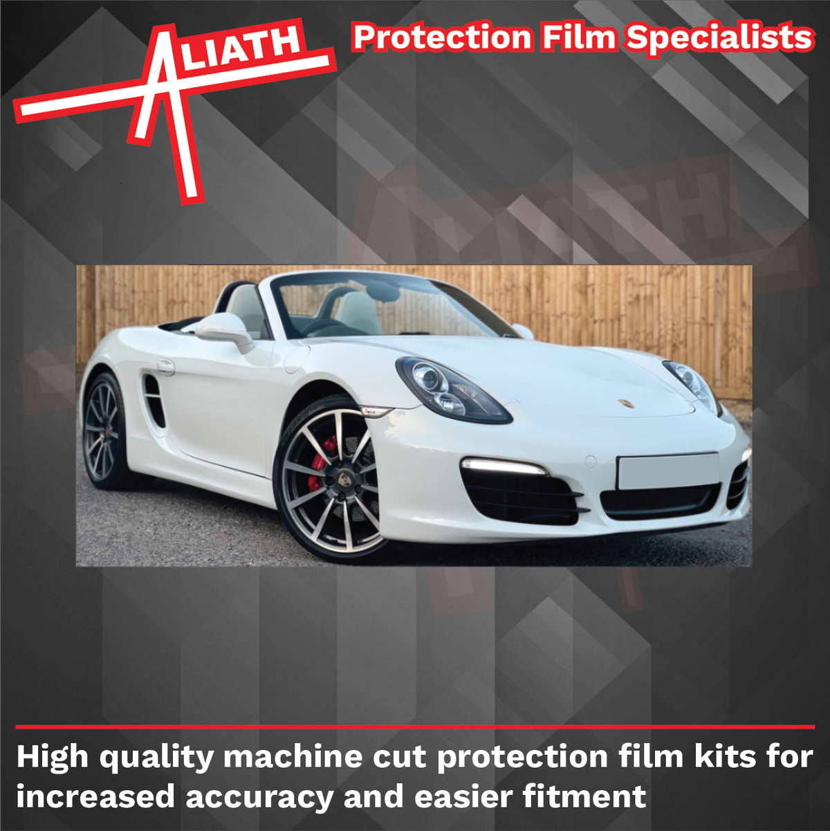 Porsche Boxster / Cayman 981 (2012-2016) Rear Boot Spoiler CLEAR Paint Protection