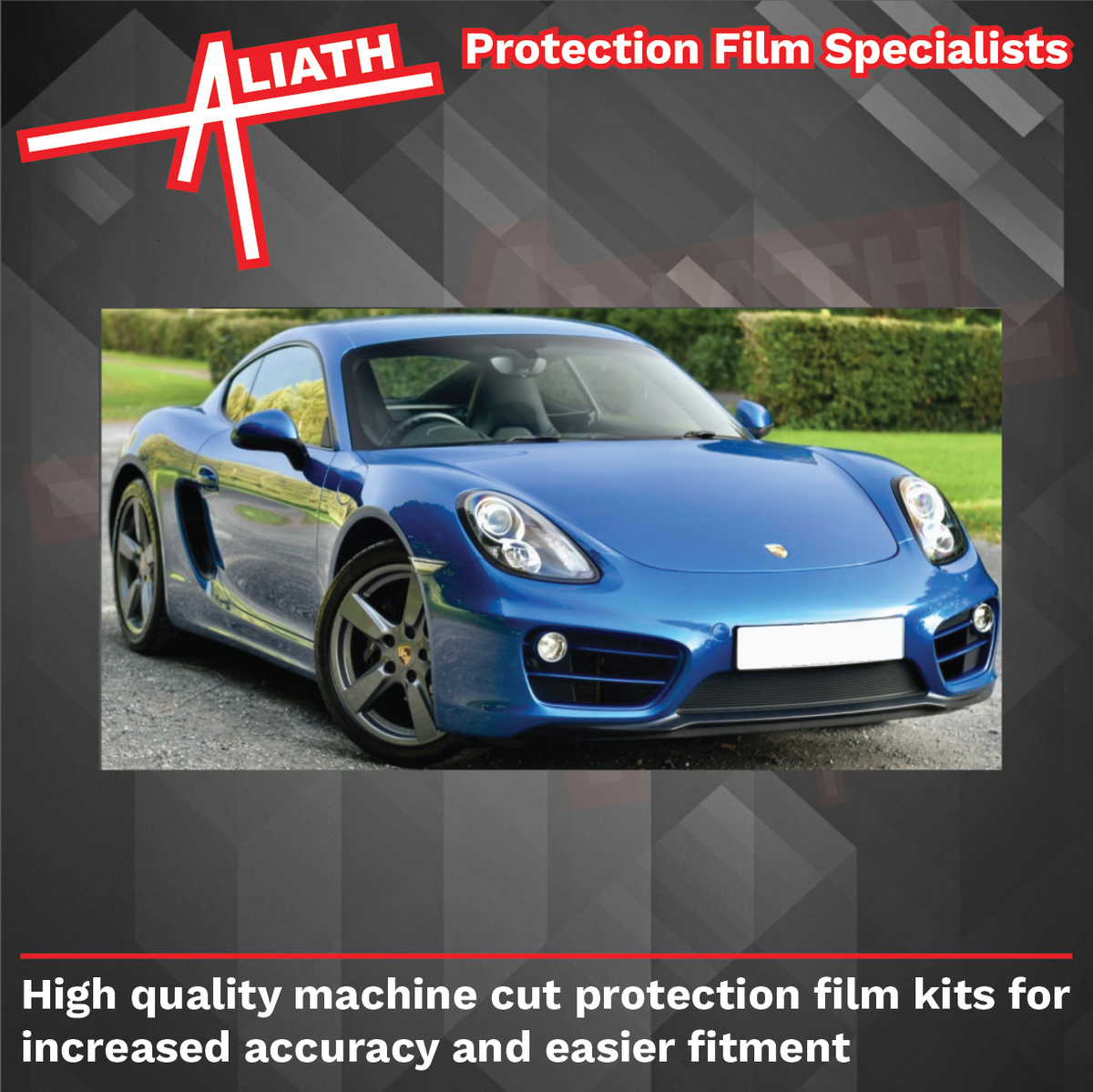 Porsche Boxster / Cayman 981 (2012-2016) Rear Boot Spoiler CLEAR Paint Protection