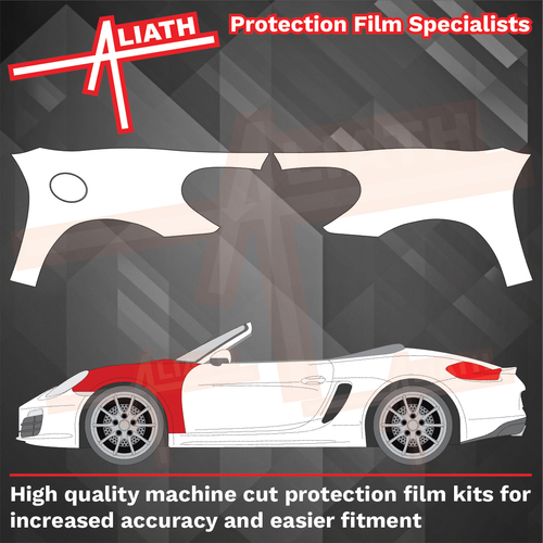 Porsche Boxster / Cayman 981 (2012-2016) Front Wings CLEAR Paint Protection