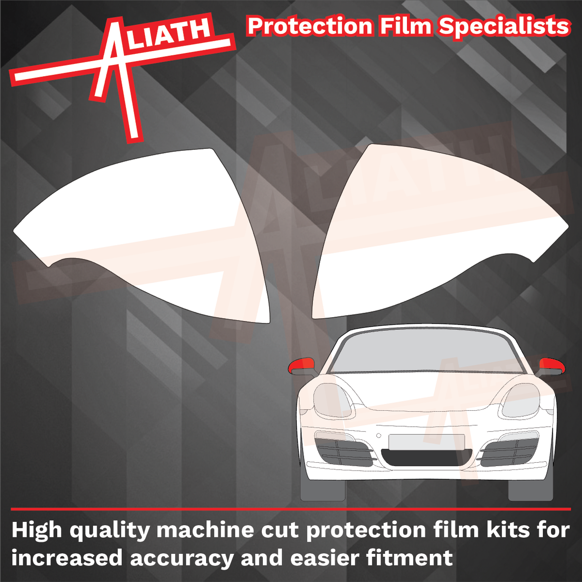 Porsche Boxster / Cayman 981 (2012-2016) Door Mirror Caps CLEAR Paint Protection