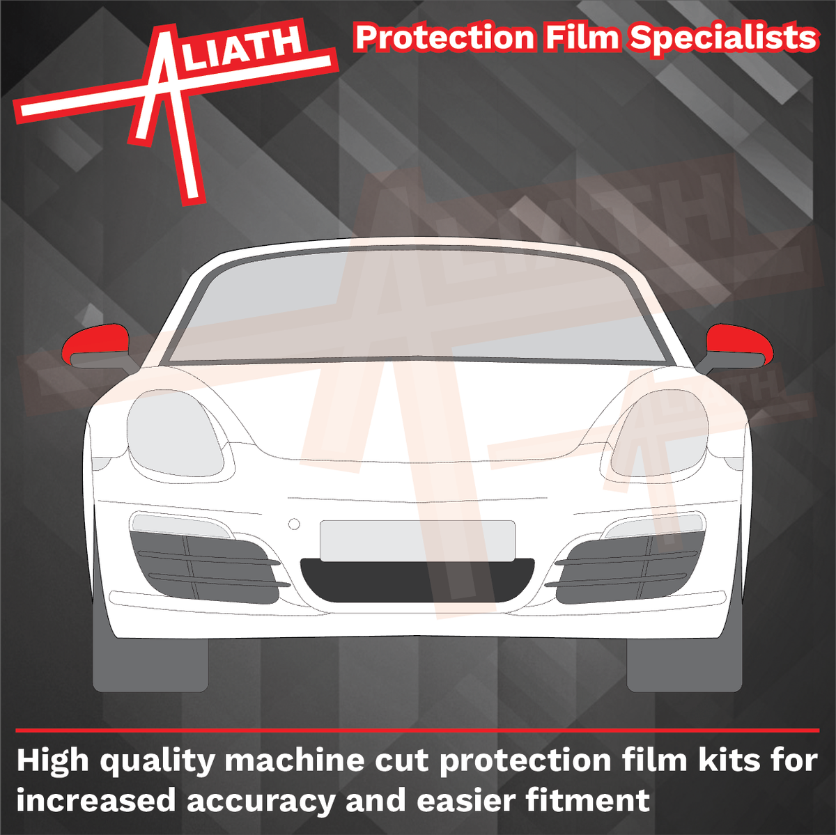 Porsche Boxster / Cayman 981 (2012-2016) Door Mirror Caps CLEAR Paint Protection