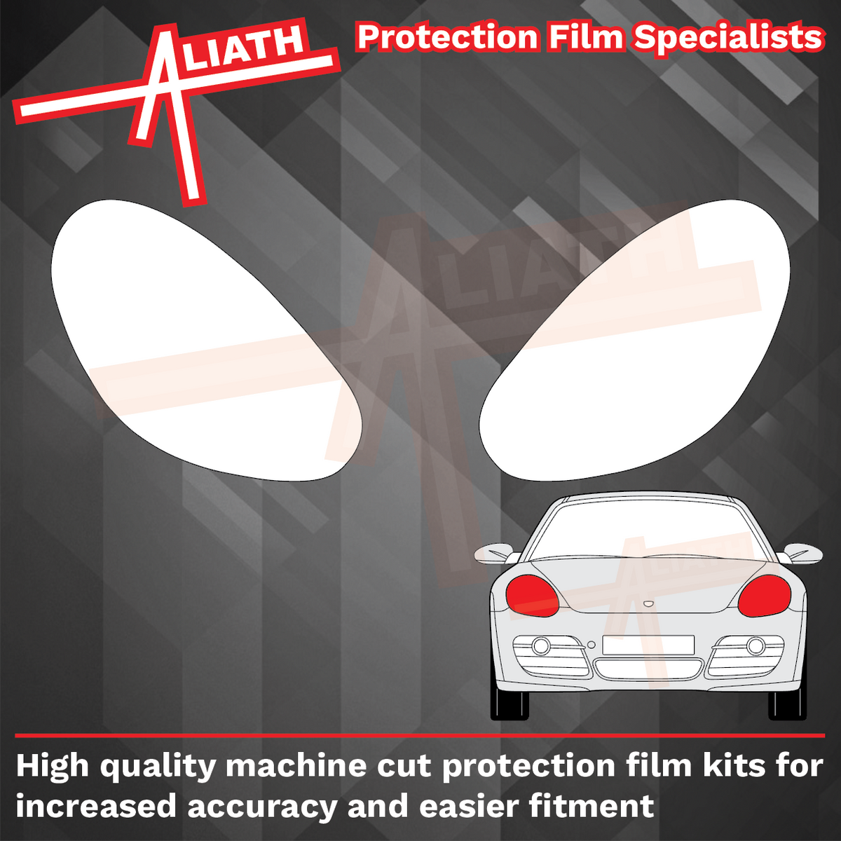 Porsche Boxster / Cayman (987 Gen.2) 2008-2012 Headlights CLEAR Stone Protection