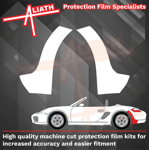 Porsche Boxster / Cayman (987) 2004-2012 Rear Bumper Side Arches CLEAR Paint Protection