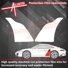 Porsche 911 991 Turbo & Turbo S 2013-2020, Rear QTR CLEAR Paint Protection
