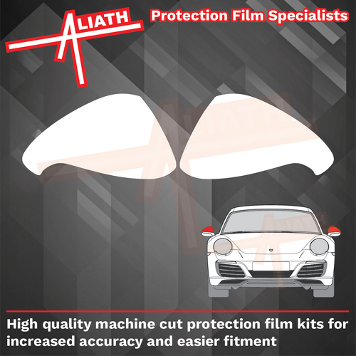 Porsche 911 (991) 2011-2013 Door Mirror Cover CLEAR Paint Protection