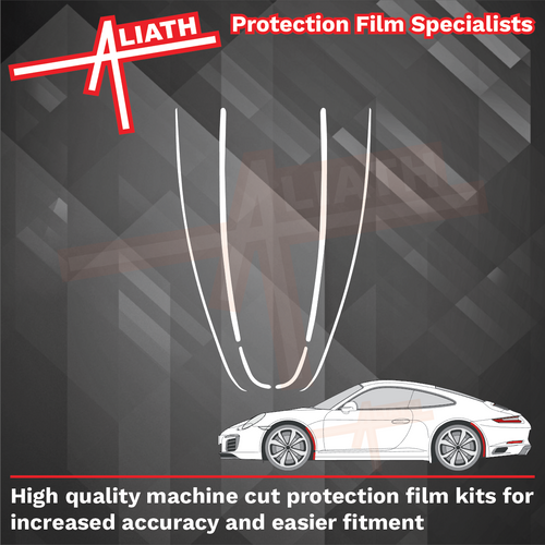 Porsche 911 (991) 2011-2020, Arch Edges Kit CLEAR Paint Protection