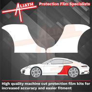 Porsche 911 991 GT3 2013-2020, Rear QTR Wing Large CLEAR Paint Protection