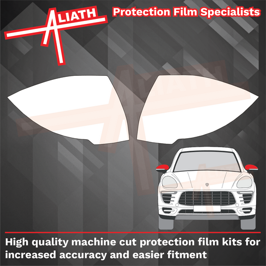 Porsche Macan (Type 95B) 2014-2024, Door Mirror Covers CLEAR Paint Protection