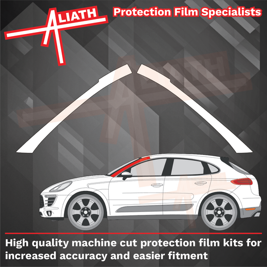 Porsche Macan (Type 95B) 2014-2024, A-Pillars CLEAR Paint Protection