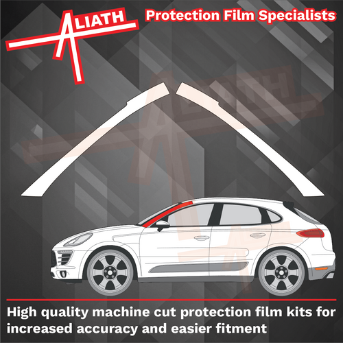 Porsche Macan (Type 95B) 2014-2024, A-Pillars CLEAR Paint Protection