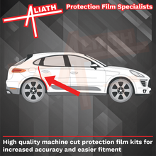 Porsche Macan (Type 95B) 2014-2024, Rear Door Shut Edge CLEAR Paint Protection
