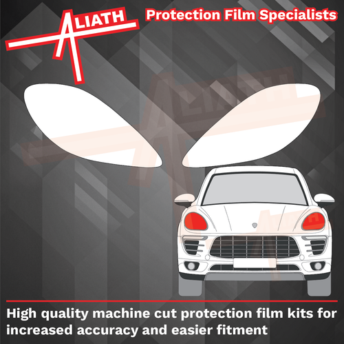 Porsche Macan (Type 95B) 2014-2024, Headlights CLEAR Stone Protection