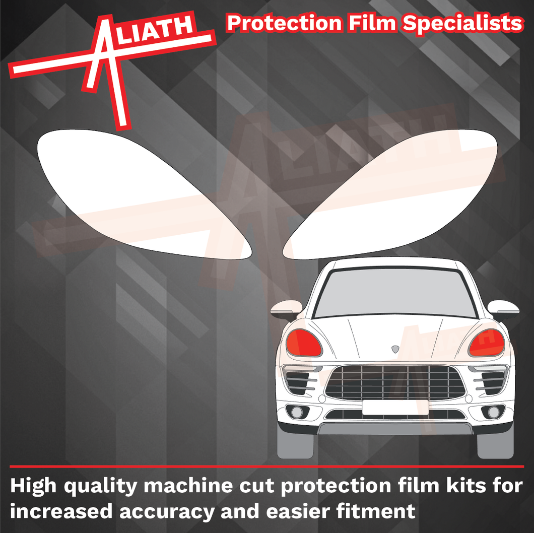 Porsche Macan (Type 95B) 2014-2024, Headlights CLEAR Stone Protection
