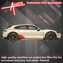 Porsche Taycan Cross Turismo 2019-Present, Rear Door Arches CLEAR  Paint Protection