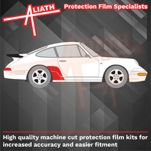 Porsche 911 964 Turbo (1989-1993), Rear QTR & Skirt BLACK TEXTURED Paint Protection CLASSIC