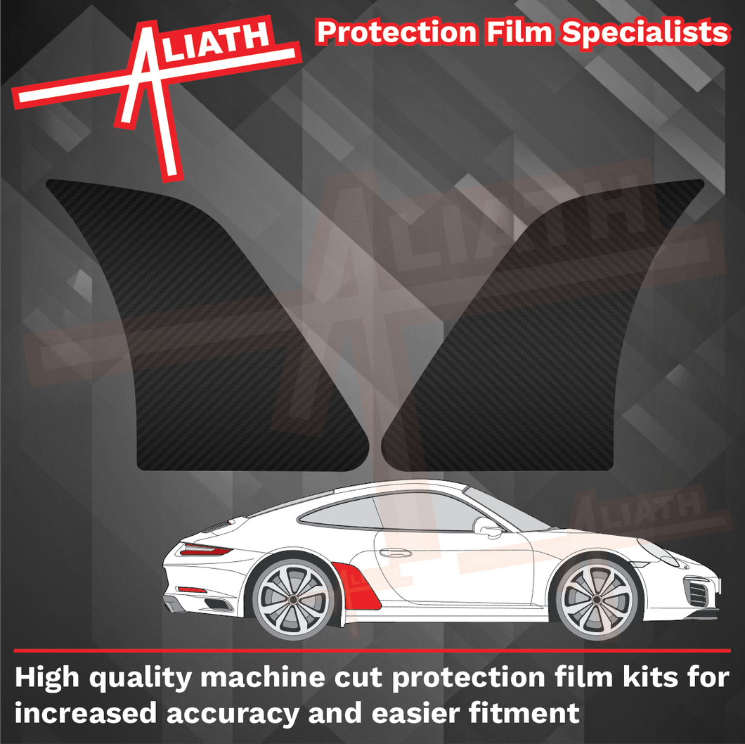 Porsche 911 (991) 2011-2020 , Rear QTR / Wing CARBON EFFECT Paint Protection