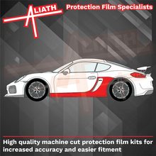 Porsche Cayman GT4 981 (2012-2016), Sill Skirt Trims CLEAR Paint Protection