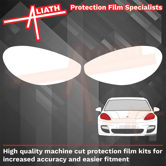 Porsche Panamera (Type 970) 2013-2016, Headlights CLEAR Stone Protection