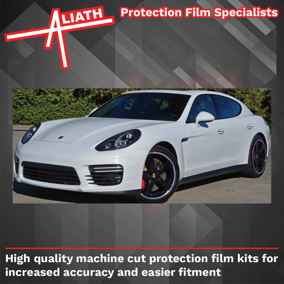 Porsche Panamera (Type 970) (2011-2016), Rear Door Arch & Lower Sill Sections CLEAR Paint Protection