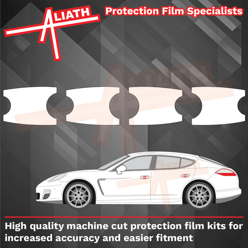 Porsche Panamera (Type 970) (2011-2016), Handle Cups CLEAR Paint Protection