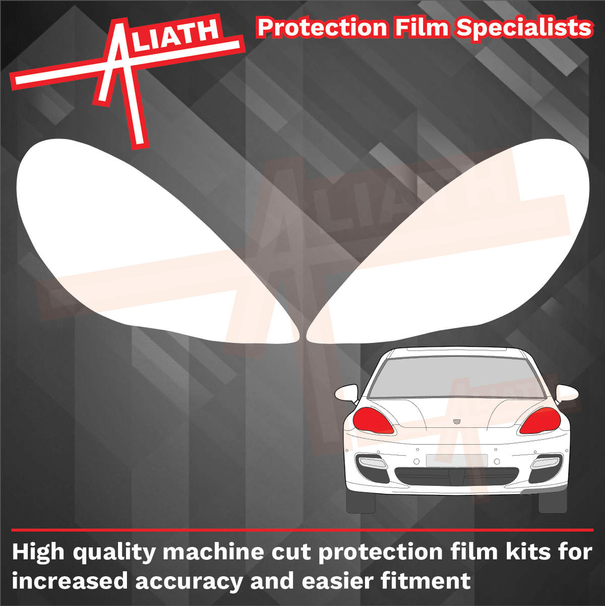Porsche Panamera (Type 970) 2010-2013, Headlights CLEAR Stone Protection