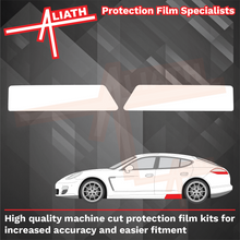 Porsche Panamera (Type 970) (2011-2016), Rear Sill Skirt Section CLEAR Paint Protection