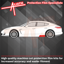 Porsche Panamera (Type 970) (2011-2016), Rear Sill Skirt Section CLEAR Paint Protection