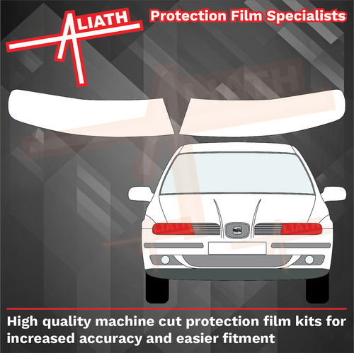 Seat Leon (Type 1M) 1999-2005, Headlights CLEAR Stone Protection