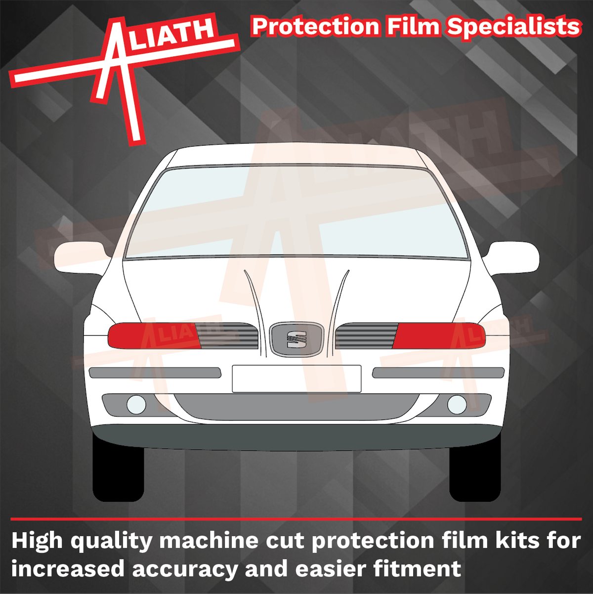 Seat Leon (Type 1M) 1999-2005, Headlights CLEAR Stone Protection