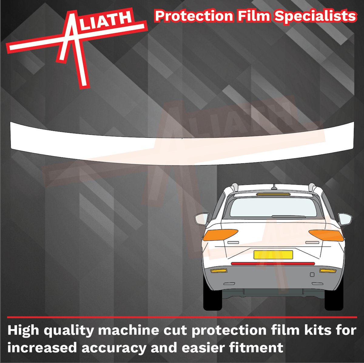 Skoda Enyaq 2021-Present, Rear Bumper Upper CLEAR Paint Protection