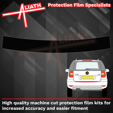 Skoda Yeti (Type 5L) 2012-2017, Rear Bumper Upper BLACK TEXTURED Scratch Protection