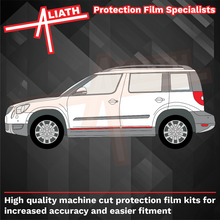 Skoda Yeti (Type 5L) 2009-2017, Door Sill Steps CLEAR / TRANSPARENT Scratch Protection