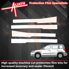 Skoda Yeti (Type 5L) 2009-2017, Door Sill Steps CLEAR / TRANSPARENT Scratch Protection