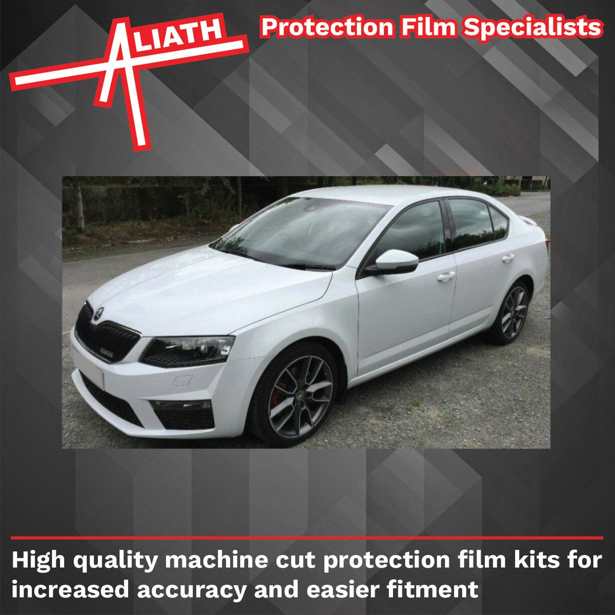 Skoda Octavia (Type 5E) 2012-2019, Rear QTR Lower Arch CLEAR Paint Protection