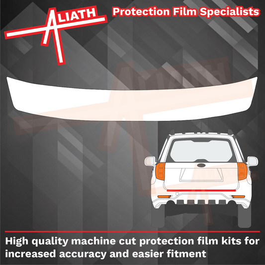 Subaru Forester 2008-2013, Rear Bumper Upper CLEAR Paint Protection