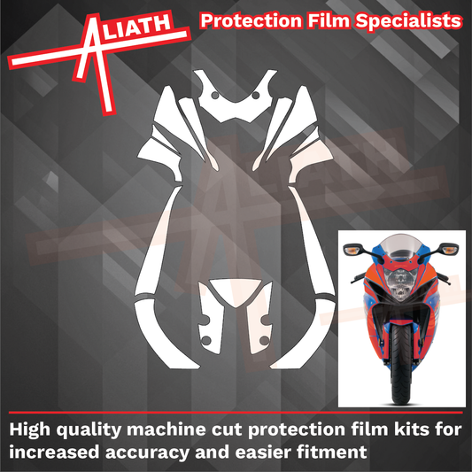 Suzuki GSXR 600 / 750 Motorcycle 2011-2022, Front Nose CLEAR Paint Protection kit