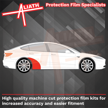 Tesla Model 3 2024-Present, Rear QTR / Sill & Door Arches CLEAR Paint Protection