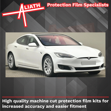 Tesla Model S 2012-Present, Lower Doors & Wings sections CLEAR Paint Protection