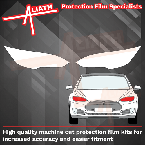 Tesla Model S 2012-Present, Headlights CLEAR Paint Protection